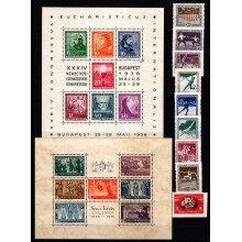 Ungarn - Planche med gode miniark og komplet sportssæt - Ustemplet.